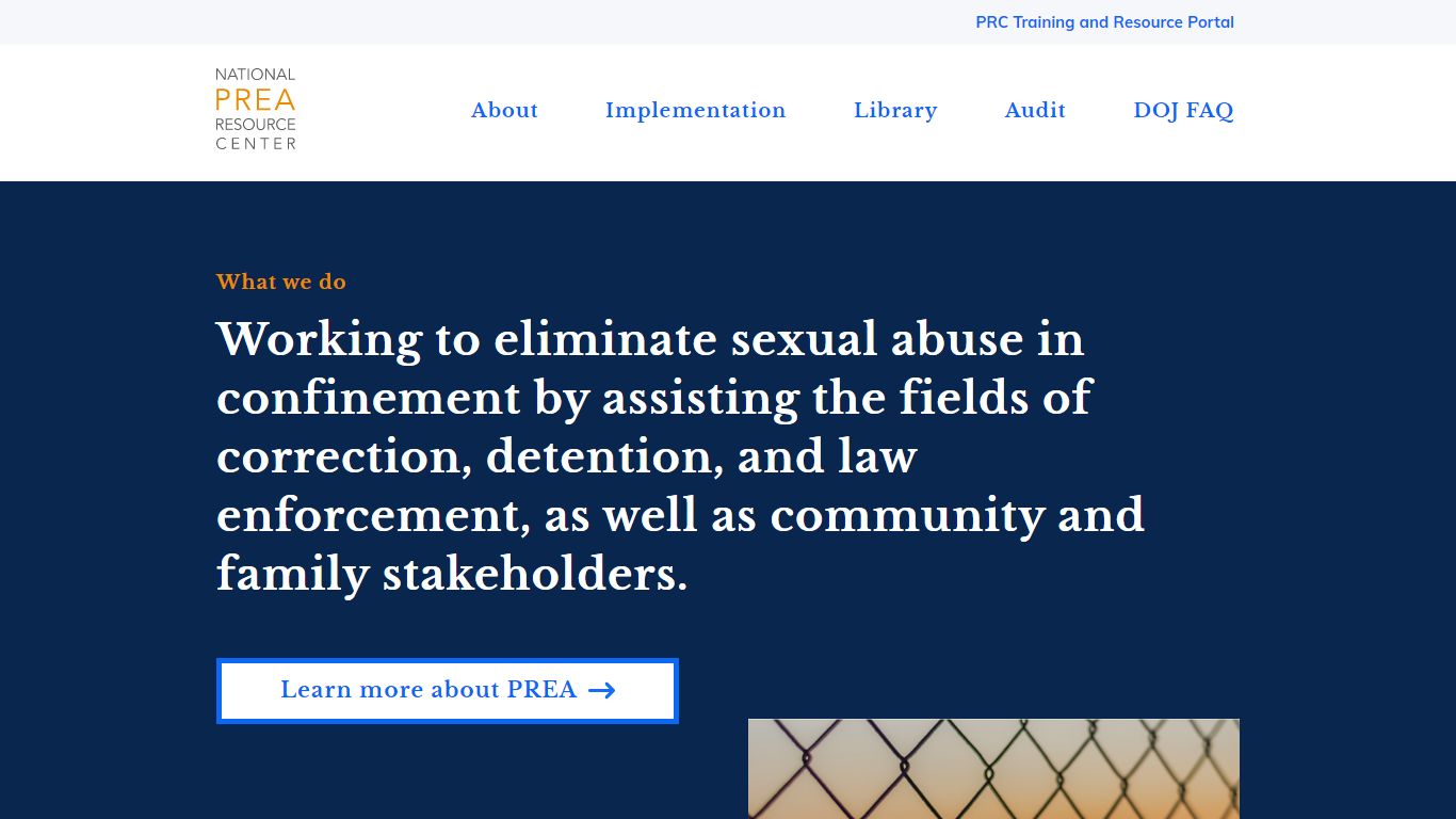 Jail Standards and Inspection Programs - PREA